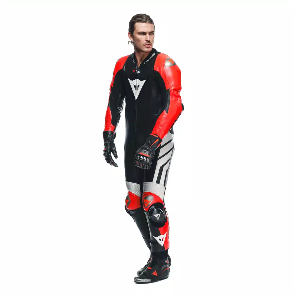 MUGELLO 3 D-AIR® - MEN'S 1-PIECE MOTORCYCLE PERFORATED LEATHER SUIT WITH AIRBAG