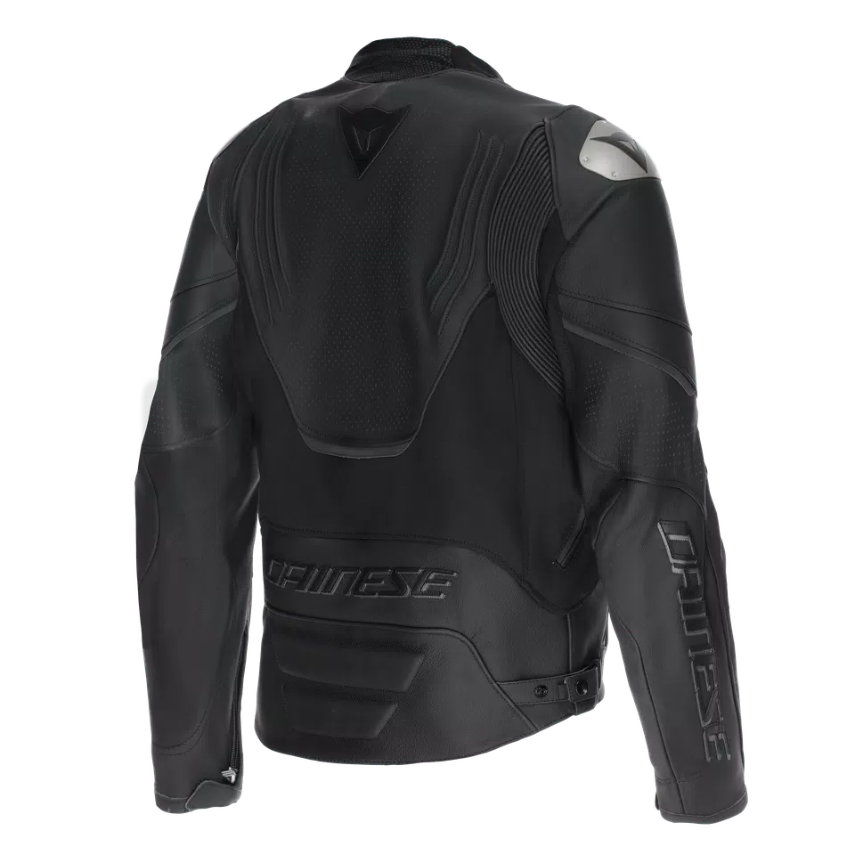 RACING 5 - MEN PERFORATED LEATHER MOTORCYCLE JACKET