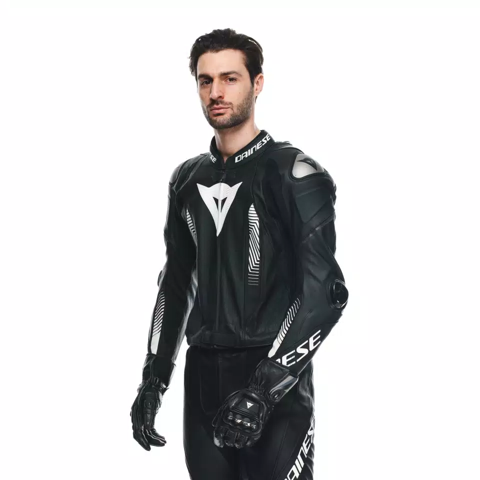 LAGUNA SECA 5 - MEN'S 2-PIECE MOTORCYCLE PERFORATED LEATHER SUIT