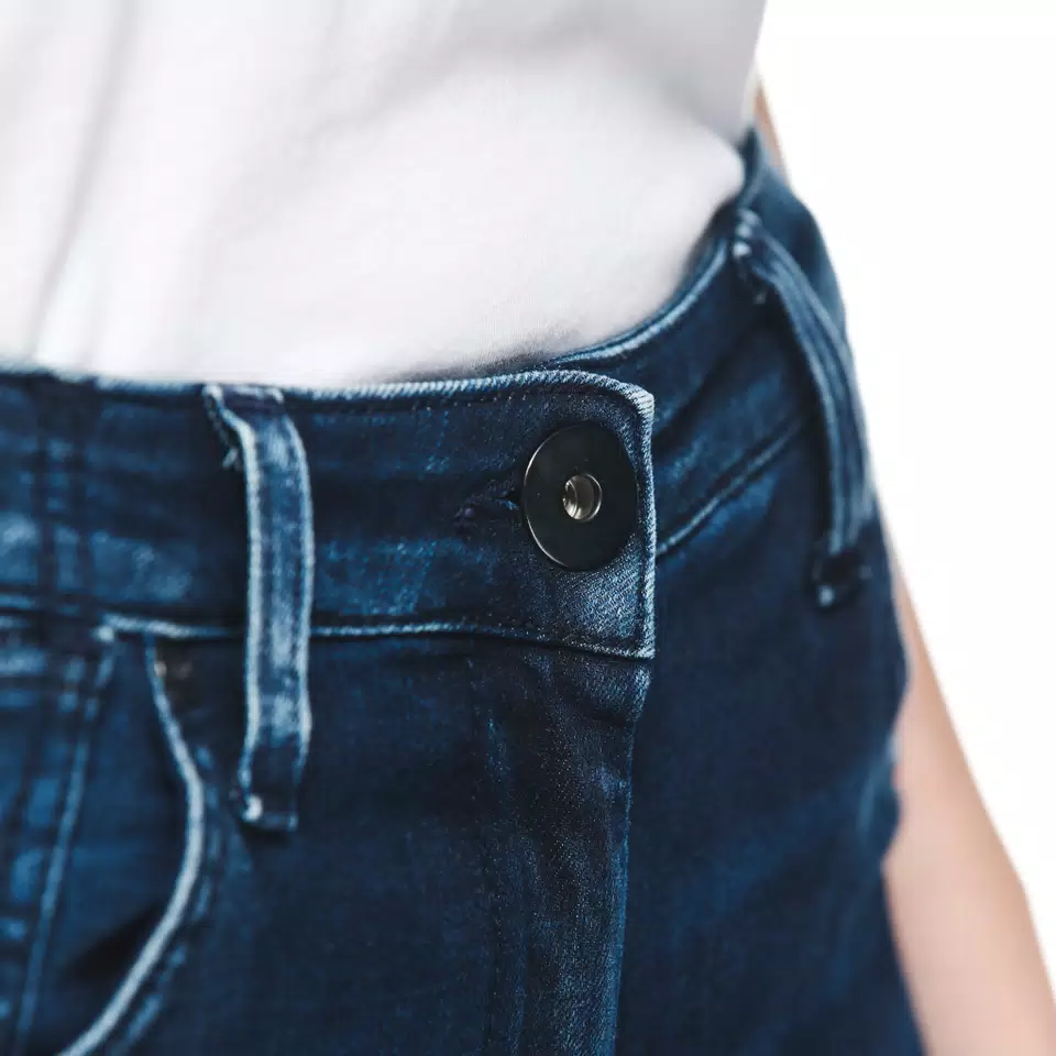 DENIM BRUSHED SKINNY - WOMEN'S MOTORCYCLE JEANS