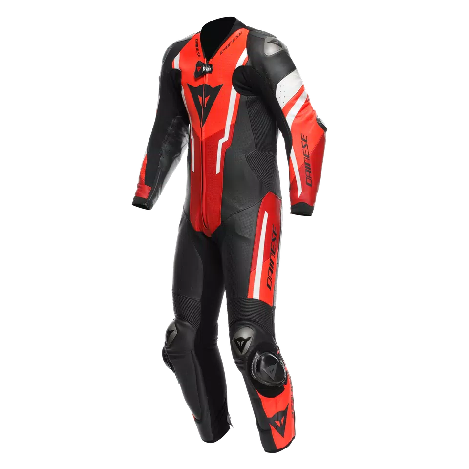 MISANO 3 D-AIR® - MEN'S 1-PIECE MOTORCYCLE PERFORATED LEATHER SUIT WITH AIRBAG