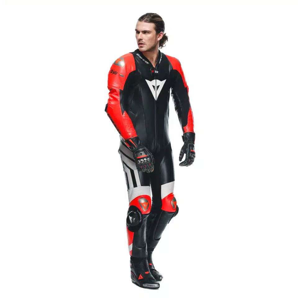 MUGELLO 3 D-AIR® - MEN'S 1-PIECE MOTORCYCLE PERFORATED LEATHER SUIT WITH AIRBAG