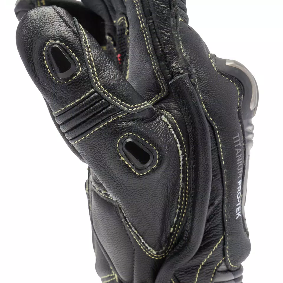 FULL METAL 7 - MEN'S MOTORCYCLE RACING LEATHER GLOVES