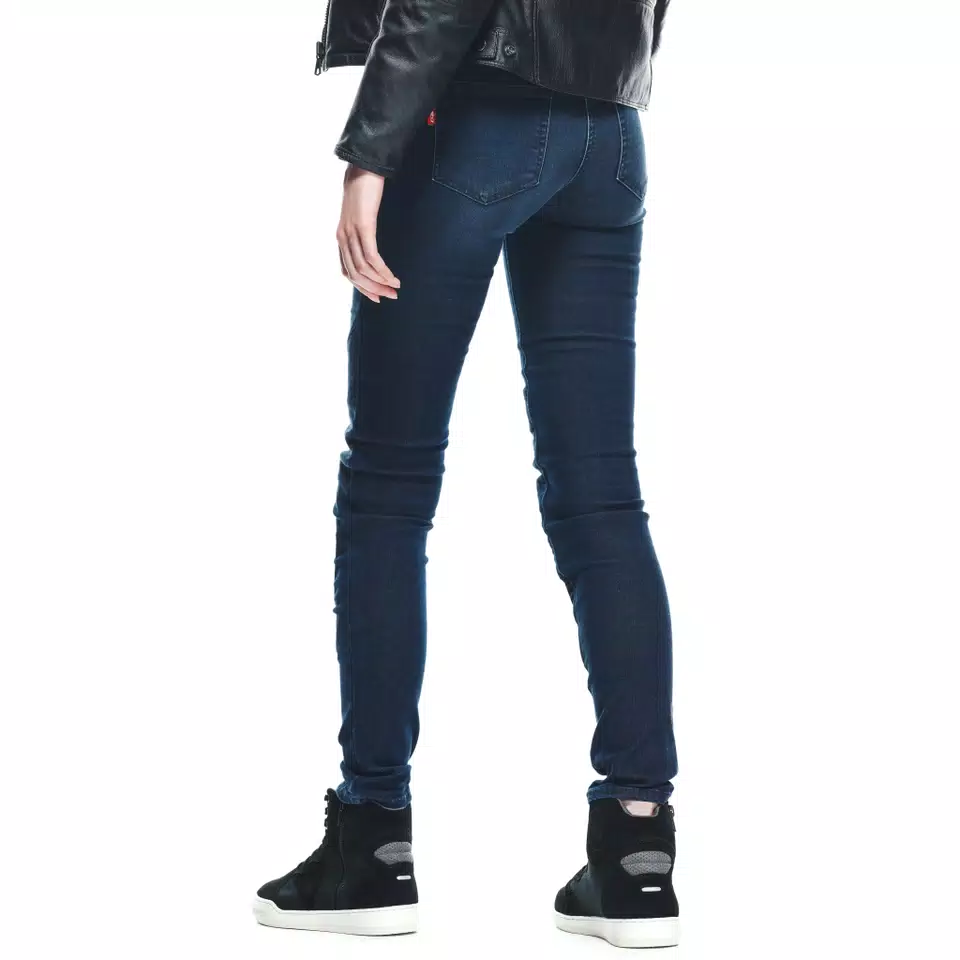 DENIM BRUSHED SKINNY - WOMEN'S MOTORCYCLE JEANS
