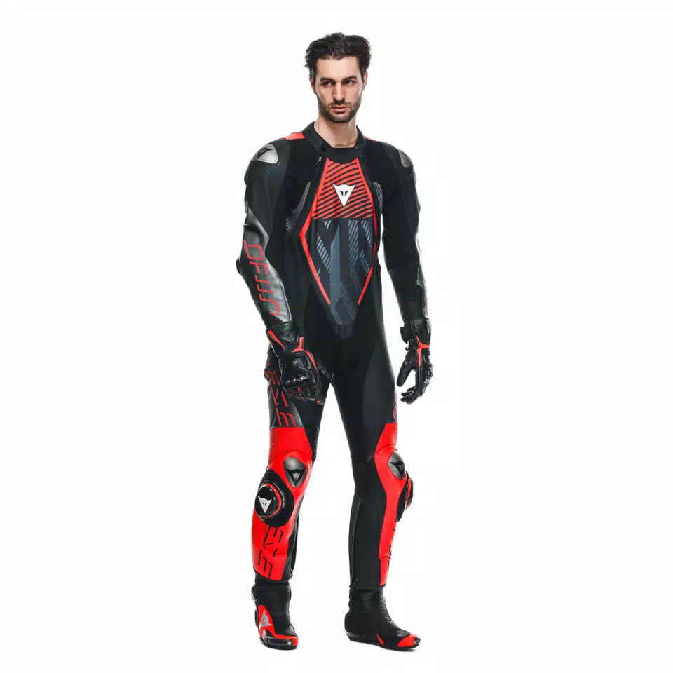 AUDAX D-ZIP - MEN'S 1-PIECE MOTORCYCLE PERFORATED LEATHER SUIT