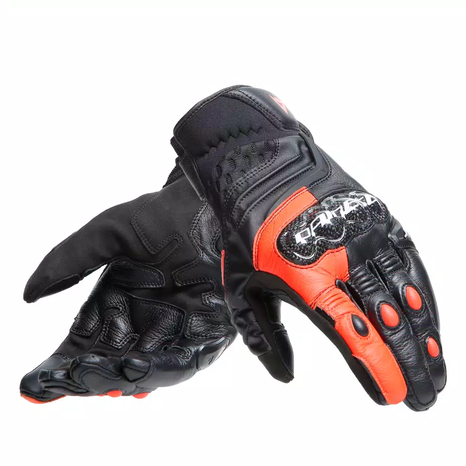 CARBON 4 - MEN'S MOTORCYCLE SHORT LEATHER GLOVES
