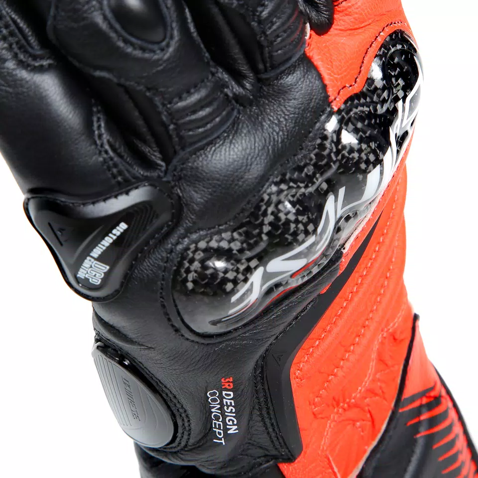 CARBON 4 - MEN'S MOTORCYCLE LONG LEATHER GLOVES