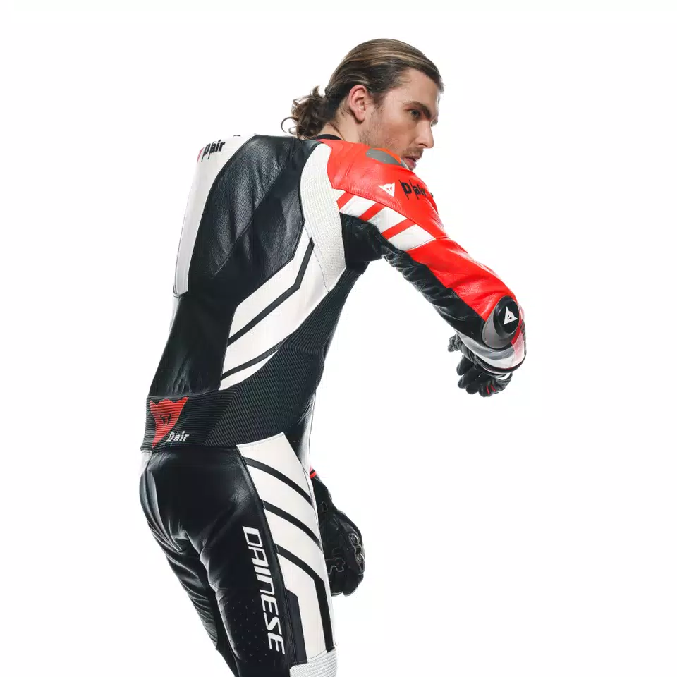 MUGELLO 3 D-AIR® - MEN'S 1-PIECE MOTORCYCLE PERFORATED LEATHER SUIT WITH AIRBAG