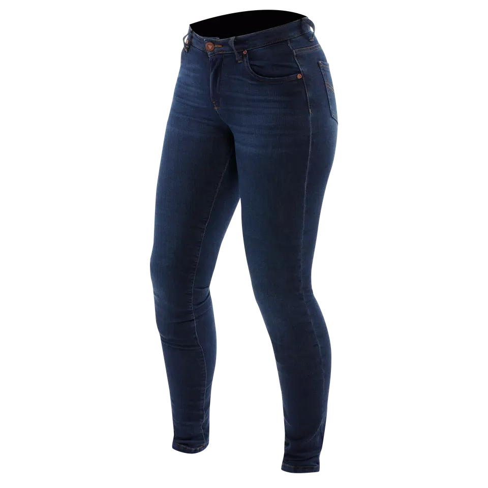DENIM SKINNY WOMEN'S MOTORCYCLE PANTS