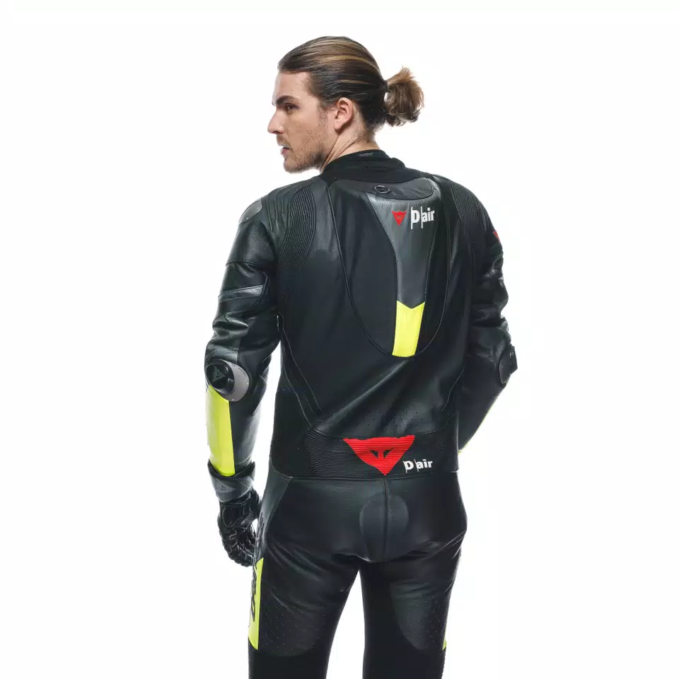 MISANO 3 D-AIR® - MEN'S 1-PIECE MOTORCYCLE PERFORATED LEATHER SUIT WITH AIRBAG