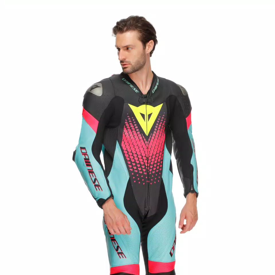 LAGUNA SECA 6 - PERFORATED ONE-PIECE LEATHER RACING SUIT