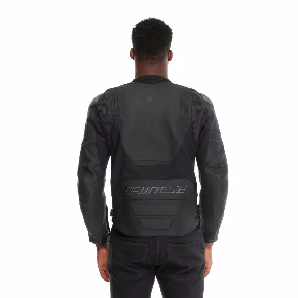 RACING 5 - MEN PERFORATED LEATHER MOTORCYCLE JACKET