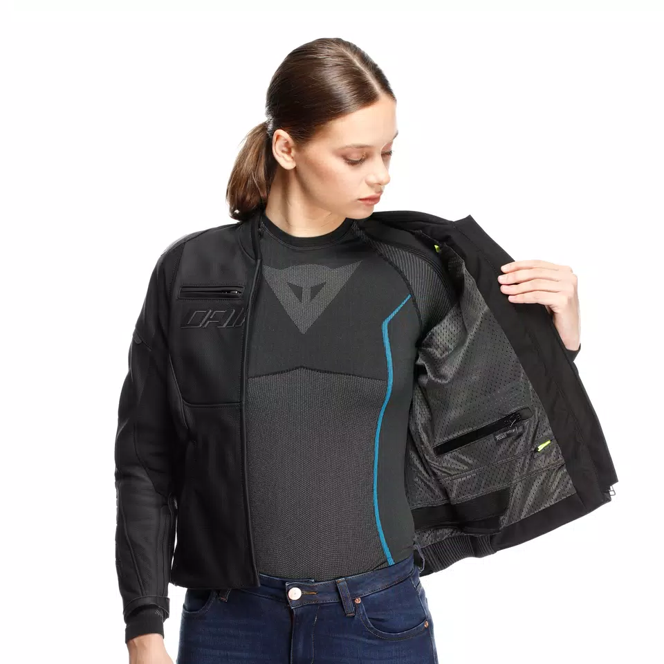 RACING 5 - WOMEN'S LEATHER MOTORCYCLE JACKET