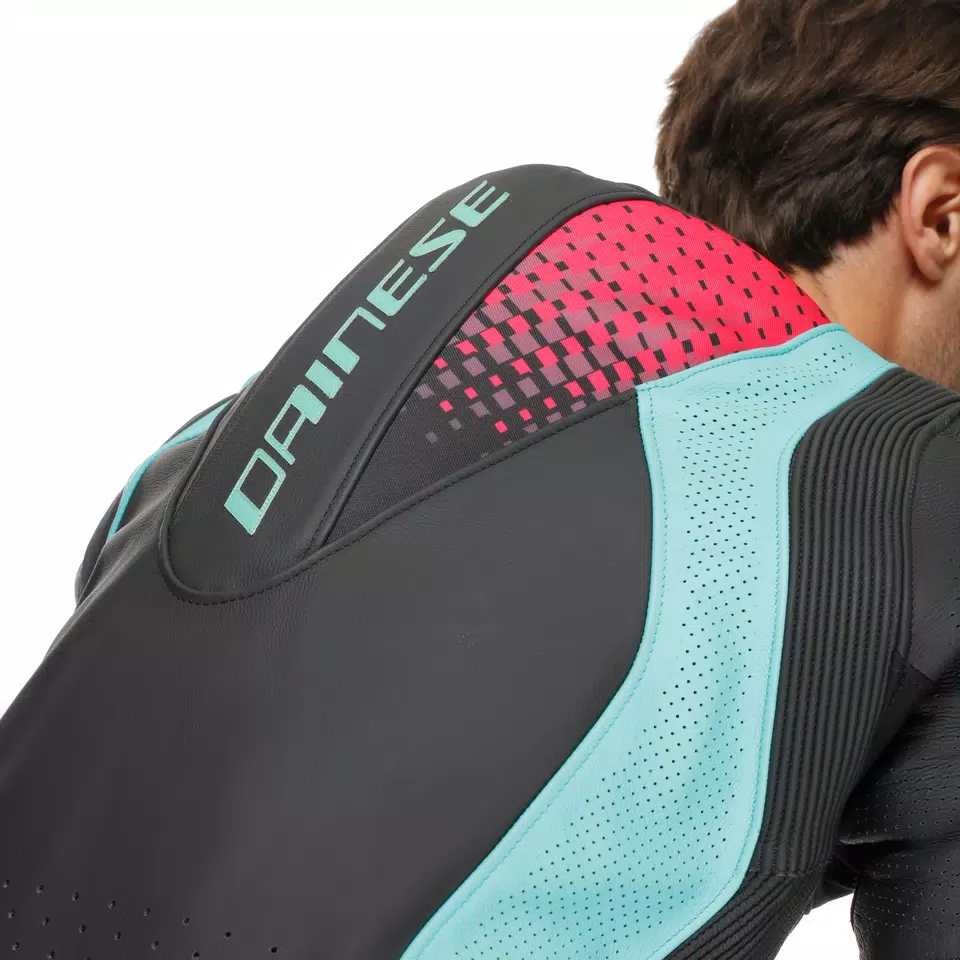 LAGUNA SECA 6 - PERFORATED ONE-PIECE LEATHER RACING SUIT