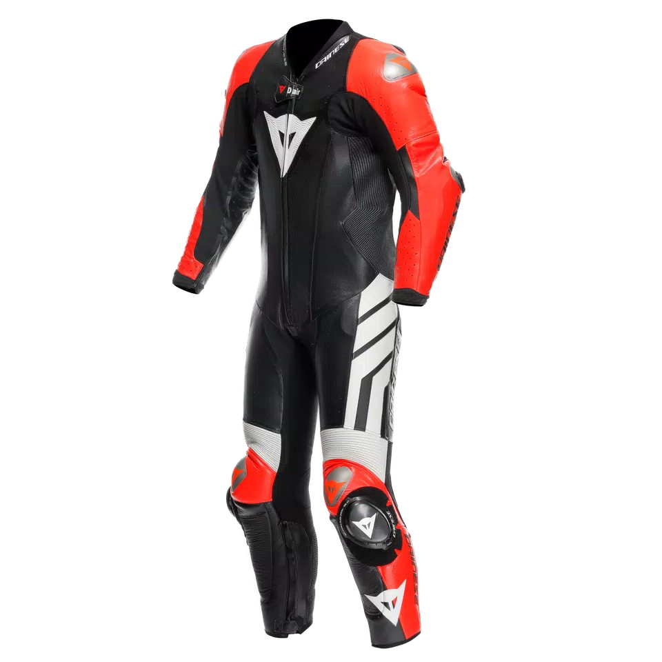 MUGELLO 3 D-AIR® - MEN'S 1-PIECE MOTORCYCLE PERFORATED LEATHER SUIT WITH AIRBAG