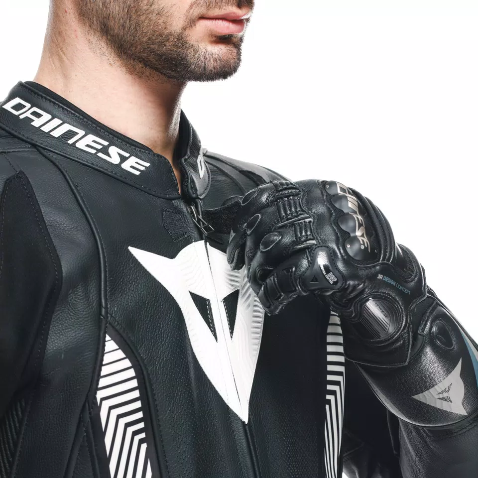 LAGUNA SECA 5 - MEN'S 2-PIECE MOTORCYCLE PERFORATED LEATHER SUIT