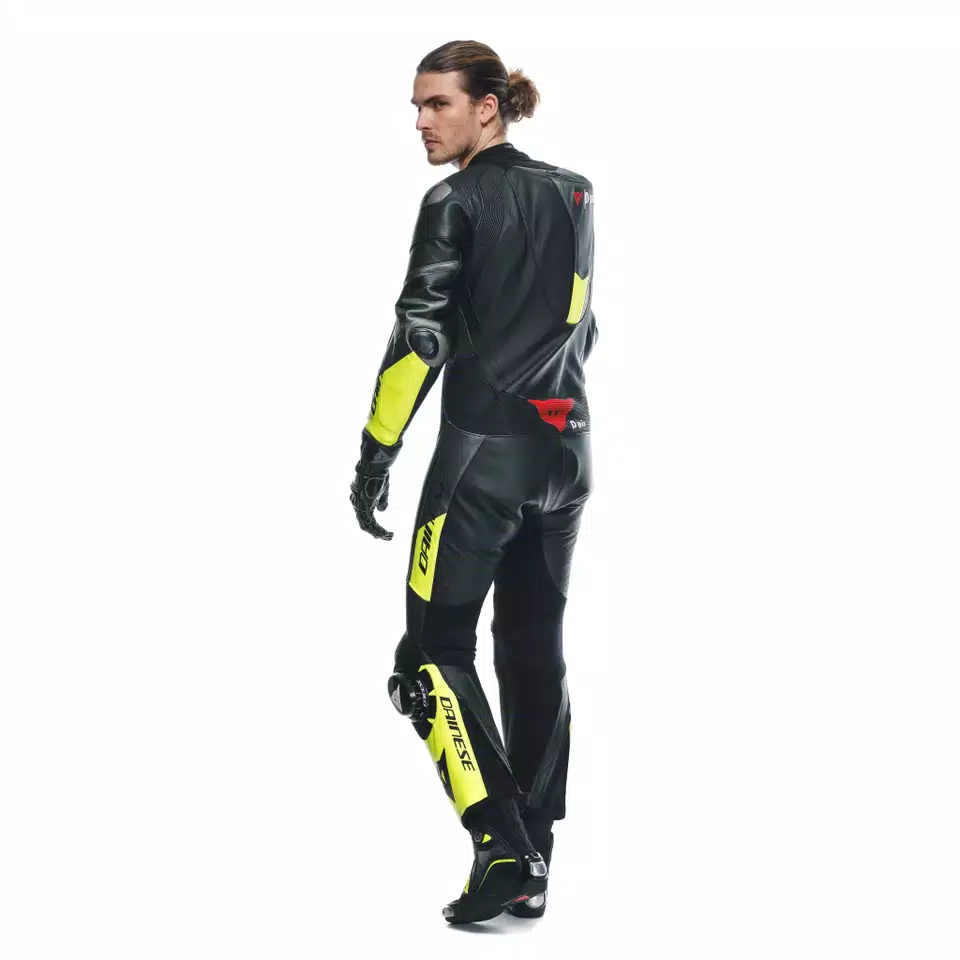 MISANO 3 D-AIR® - MEN'S 1-PIECE MOTORCYCLE PERFORATED LEATHER SUIT WITH AIRBAG