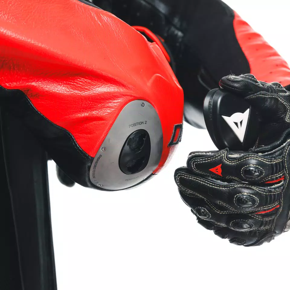 MUGELLO 3 D-AIR® - MEN'S 1-PIECE MOTORCYCLE PERFORATED LEATHER SUIT WITH AIRBAG