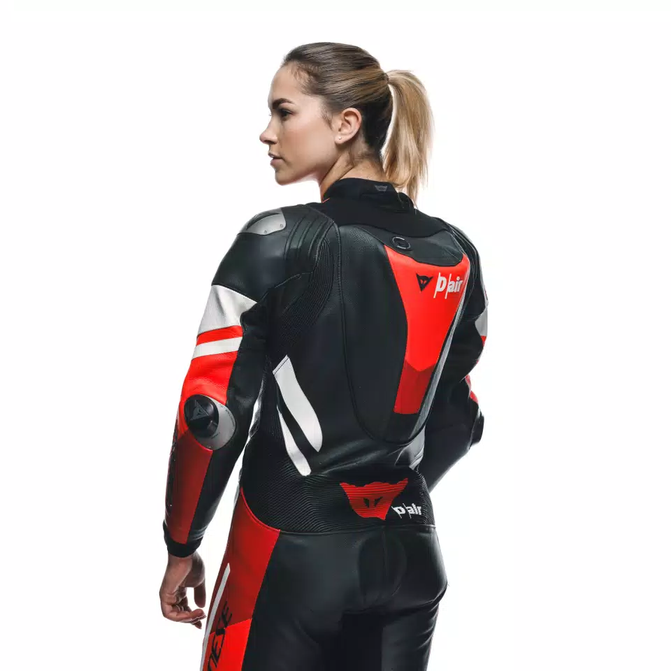 MISANO 3 D-AIR® - WOMEN'S 1-PIECE MOTORCYCLE PERFORATED LEATHER SUIT WITH AIRBAG