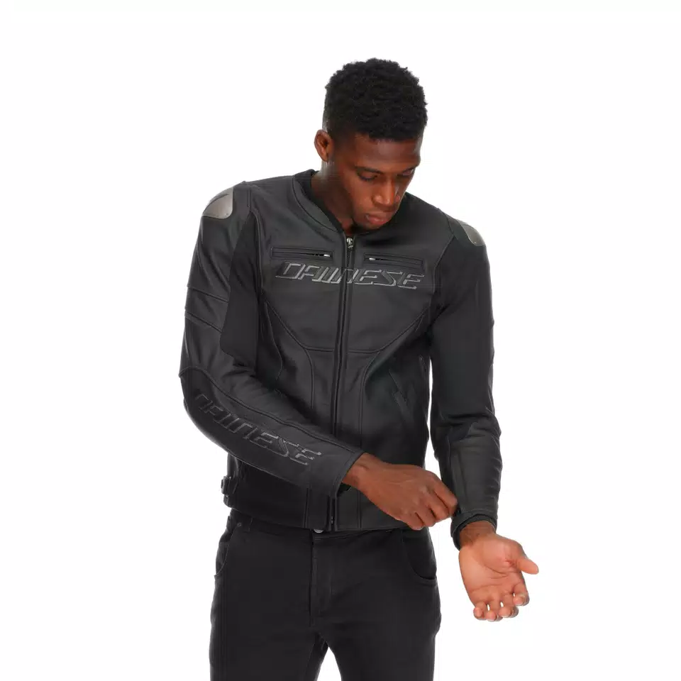 RACING 5 - MEN LEATHER MOTORCYCLE JACKET