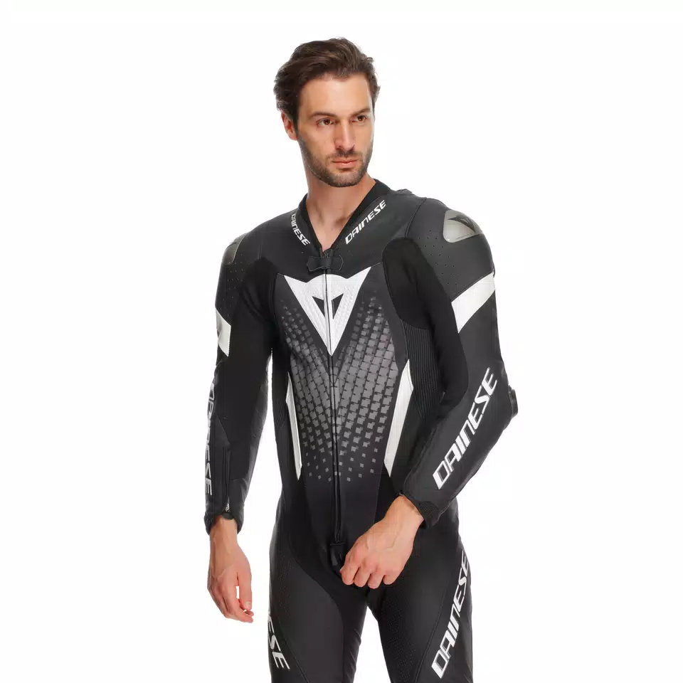 LAGUNA SECA 6 - PERFORATED ONE-PIECE LEATHER RACING SUIT