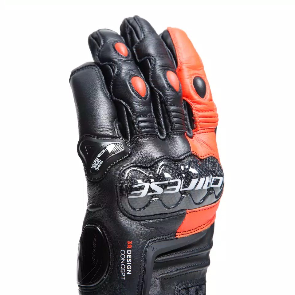 CARBON 4 - MEN'S MOTORCYCLE SHORT LEATHER GLOVES