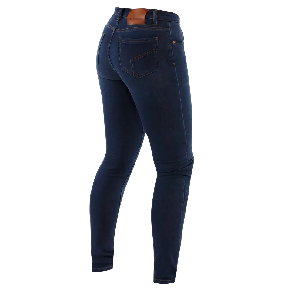 DENIM SKINNY WOMEN'S MOTORCYCLE PANTS
