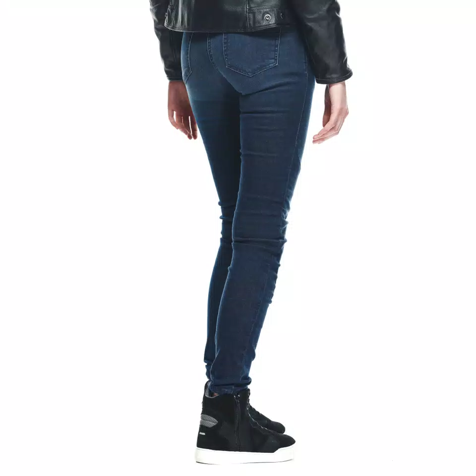 DENIM BRUSHED SKINNY - WOMEN'S MOTORCYCLE JEANS