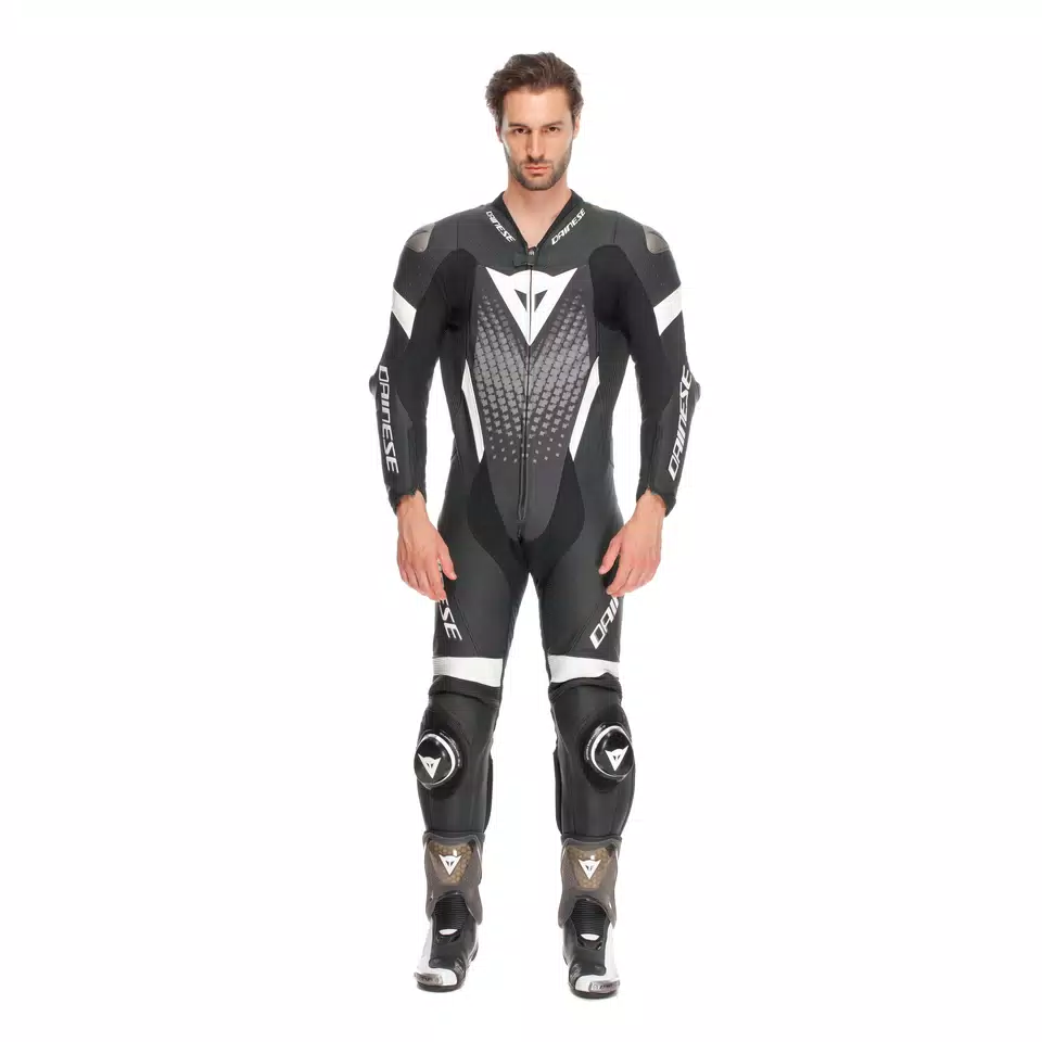 LAGUNA SECA 6 - PERFORATED ONE-PIECE LEATHER RACING SUIT