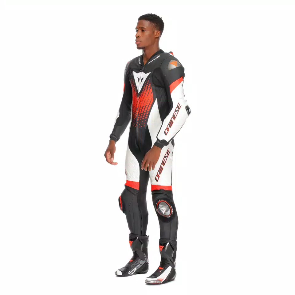 LAGUNA SECA 6 - PERFORATED ONE-PIECE LEATHER RACING SUIT