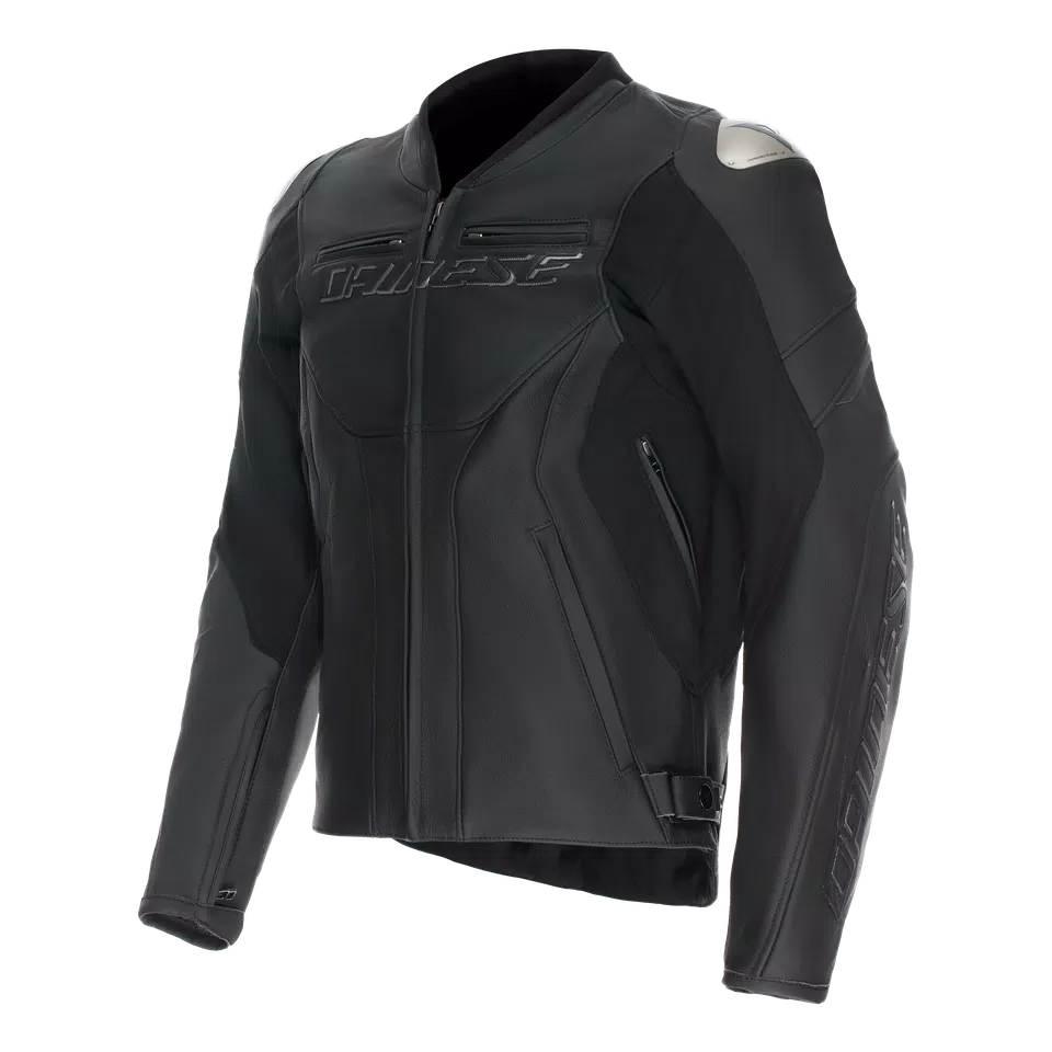 RACING 5 - MEN LEATHER MOTORCYCLE JACKET SHORT/TALL FIT (S/T)