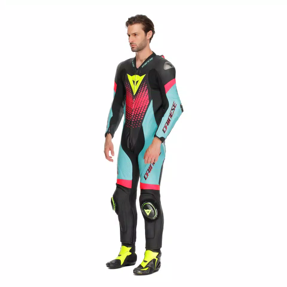 LAGUNA SECA 6 - PERFORATED ONE-PIECE LEATHER RACING SUIT