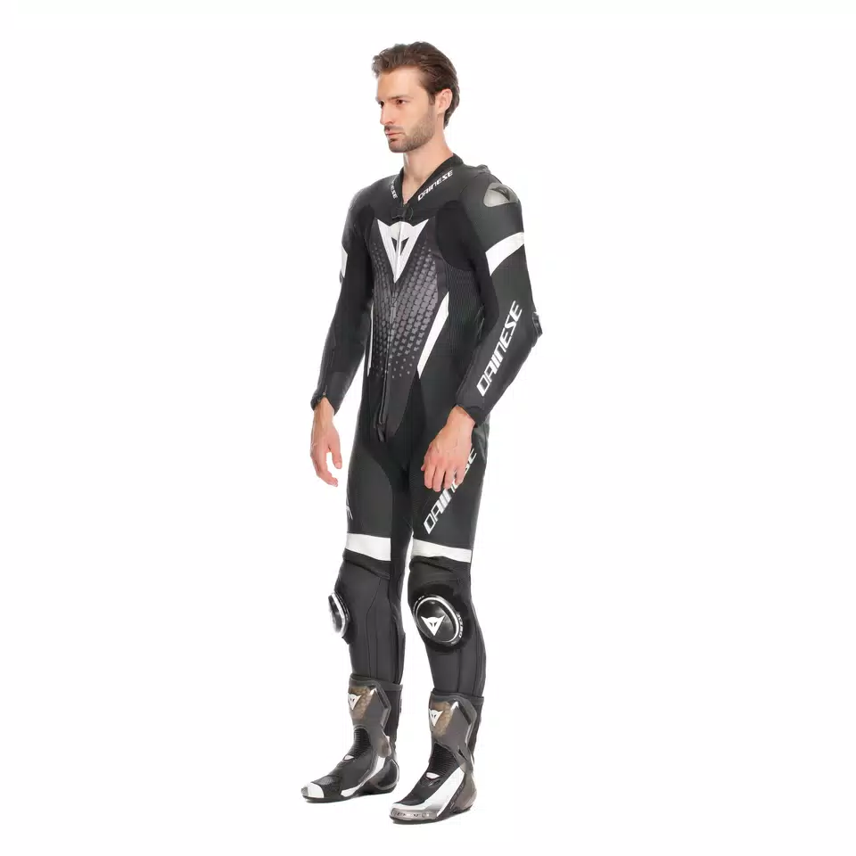 LAGUNA SECA 6 - PERFORATED ONE-PIECE LEATHER RACING SUIT SHORT/TALL FIT (S/T)