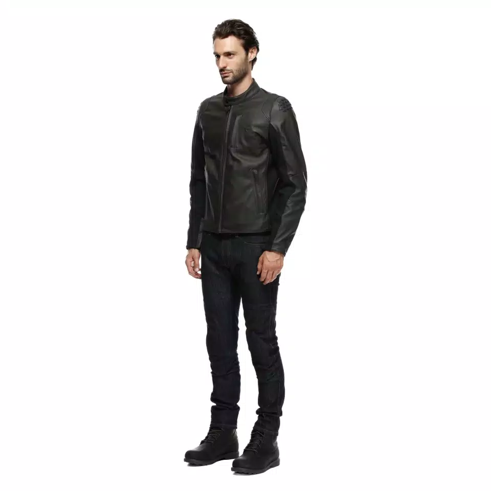 ISTRICE - MEN'S MOTORCYCLE LEATHER JACKET