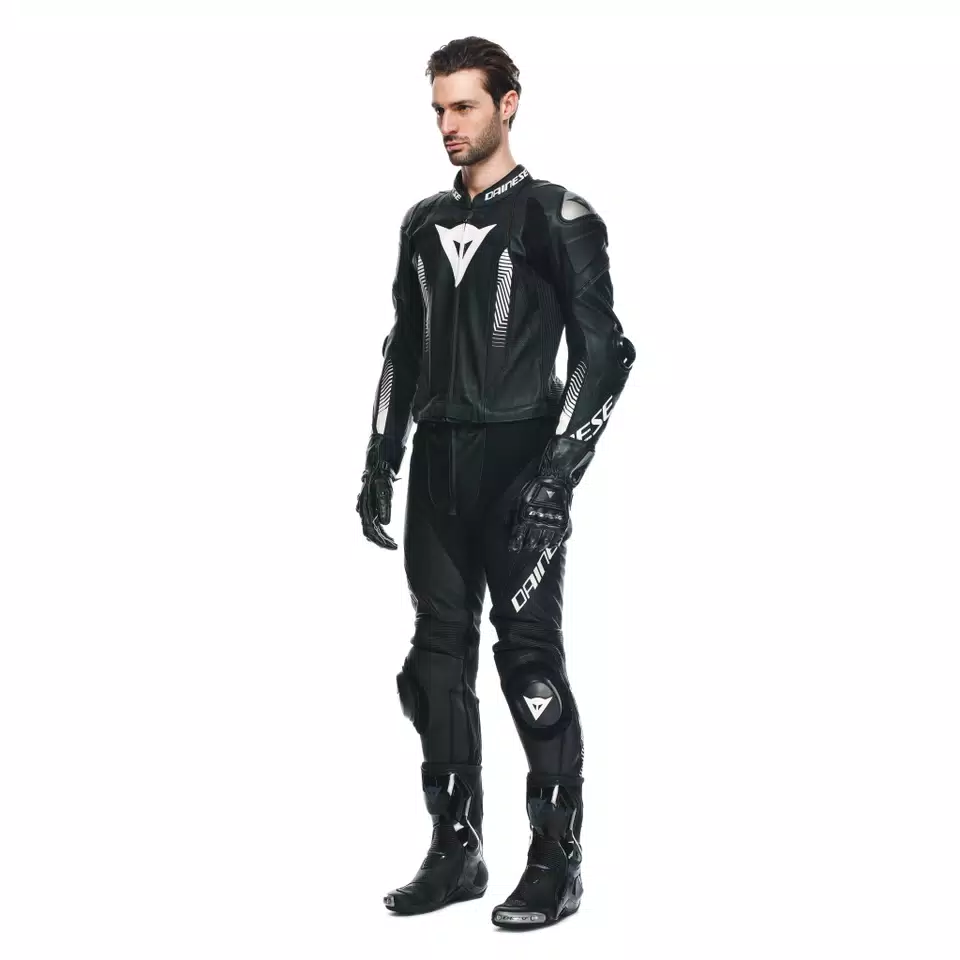LAGUNA SECA 5 - MEN'S 2-PIECE MOTORCYCLE PERFORATED LEATHER SUIT