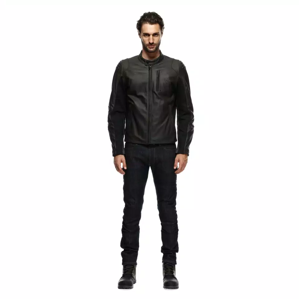 ISTRICE - MEN'S MOTORCYCLE LEATHER JACKET