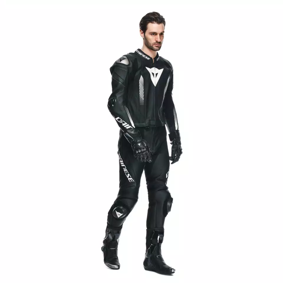 LAGUNA SECA 5 - MEN'S 2-PIECE MOTORCYCLE PERFORATED LEATHER SUIT