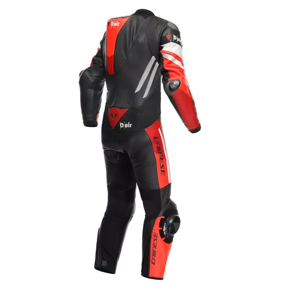 MISANO 3 D-AIR® - MEN'S 1-PIECE MOTORCYCLE PERFORATED LEATHER SUIT WITH AIRBAG
