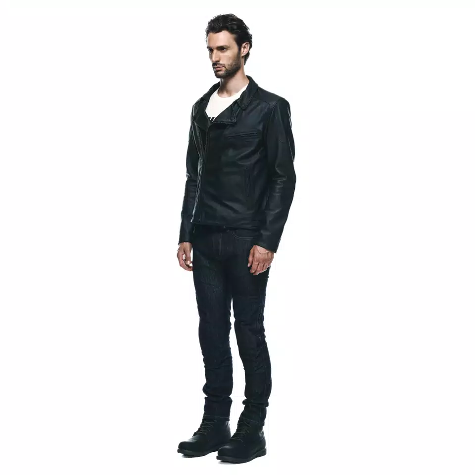 CHIODO - MEN'S MOTORCYCLE LEATHER JACKET