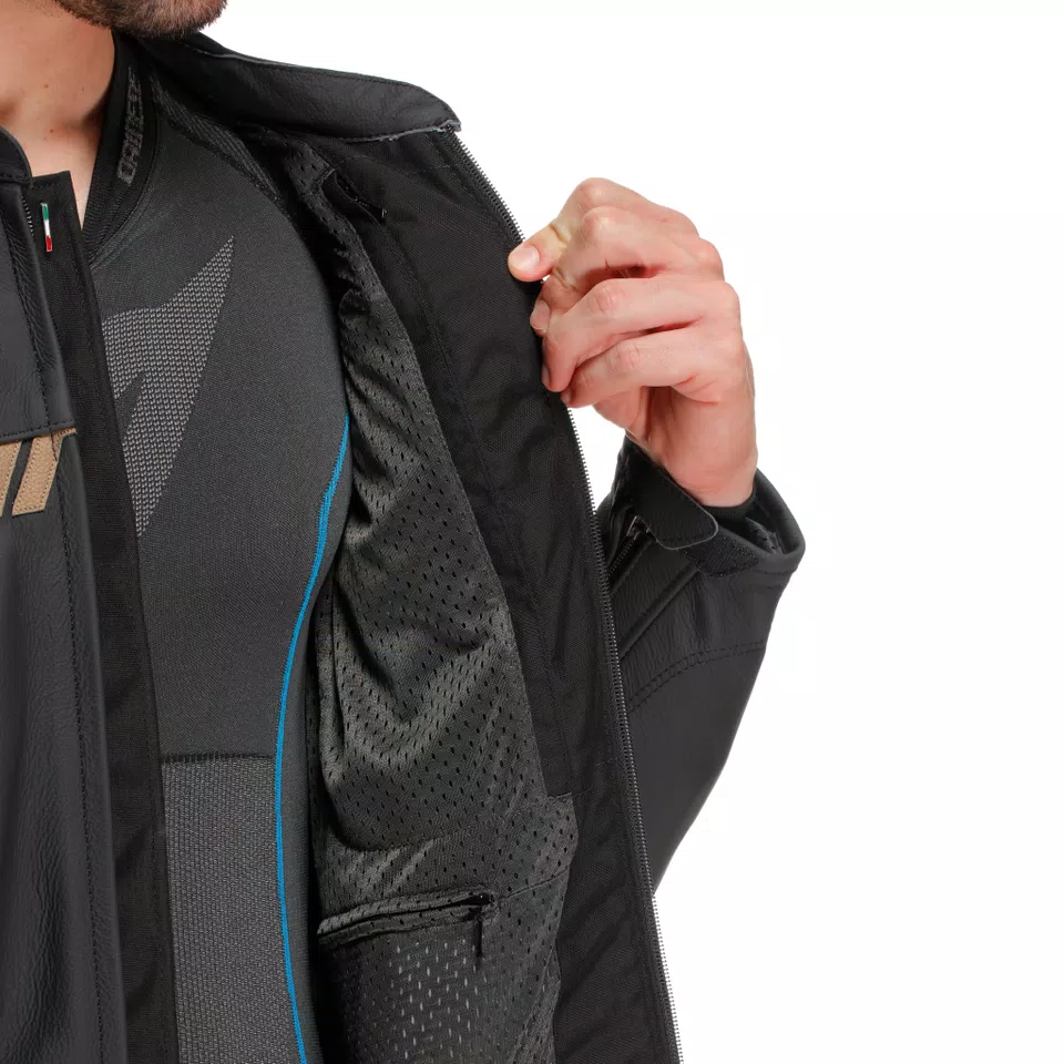 RACING 4 - MEN LEATHER MOTORCYCLE JACKET