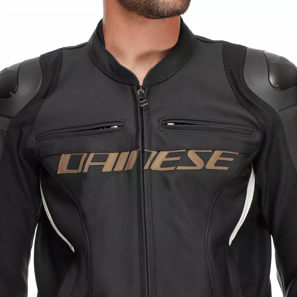 RACING 4 - MEN LEATHER MOTORCYCLE JACKET