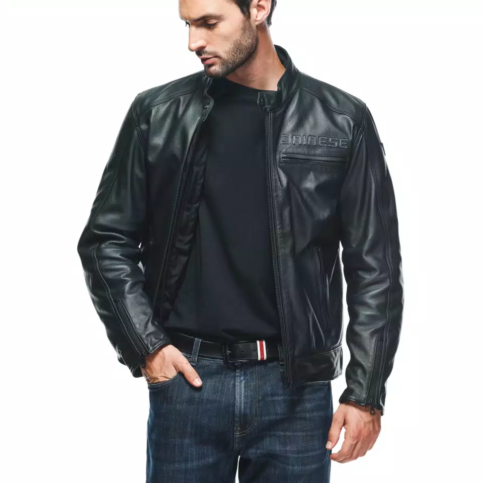 ZAURAX - MEN'S MOTORCYCLE LEATHER JACKET