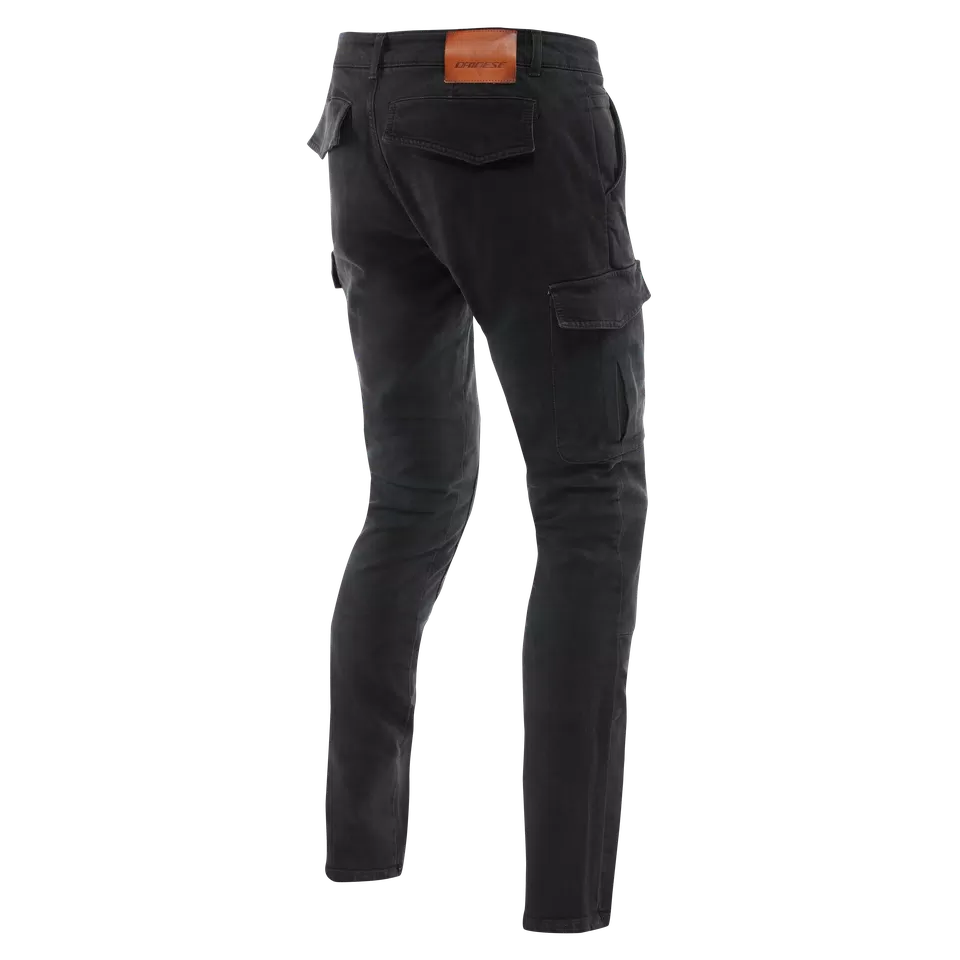 CARGO - MEN SLIM TAPERED MOTORCYCLE PANTS