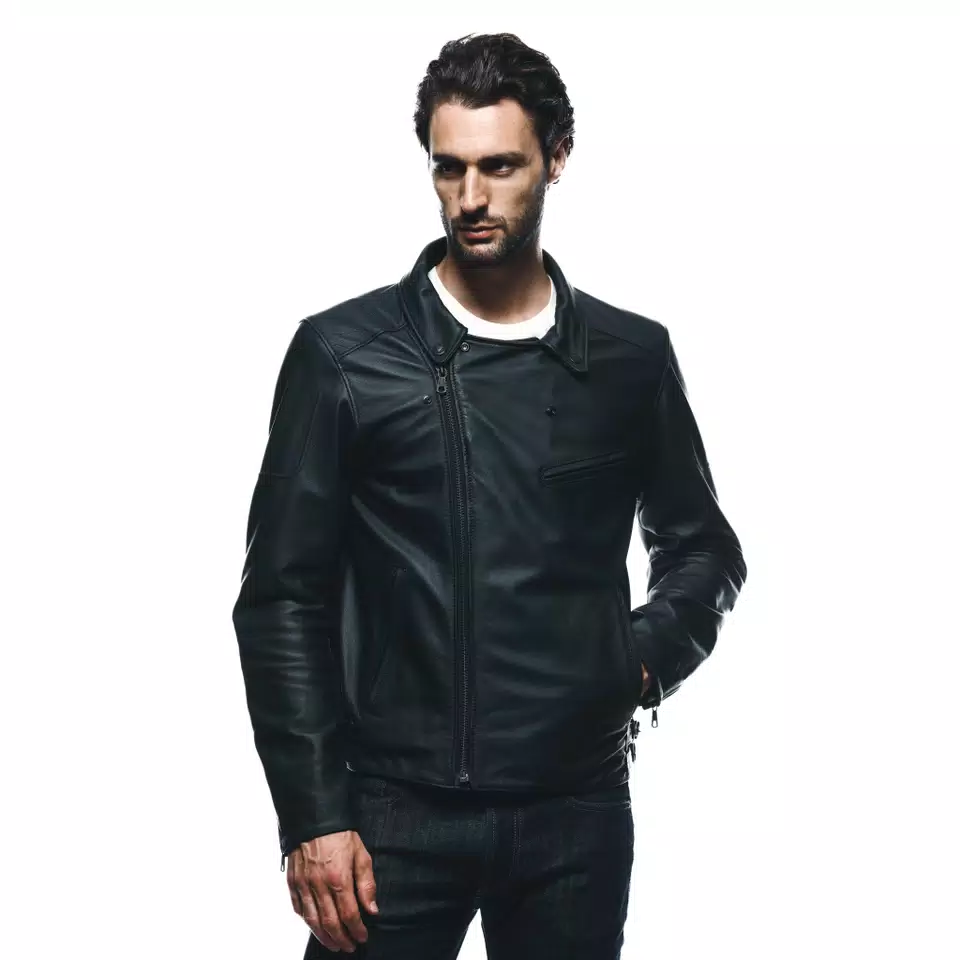 CHIODO - MEN'S MOTORCYCLE LEATHER JACKET