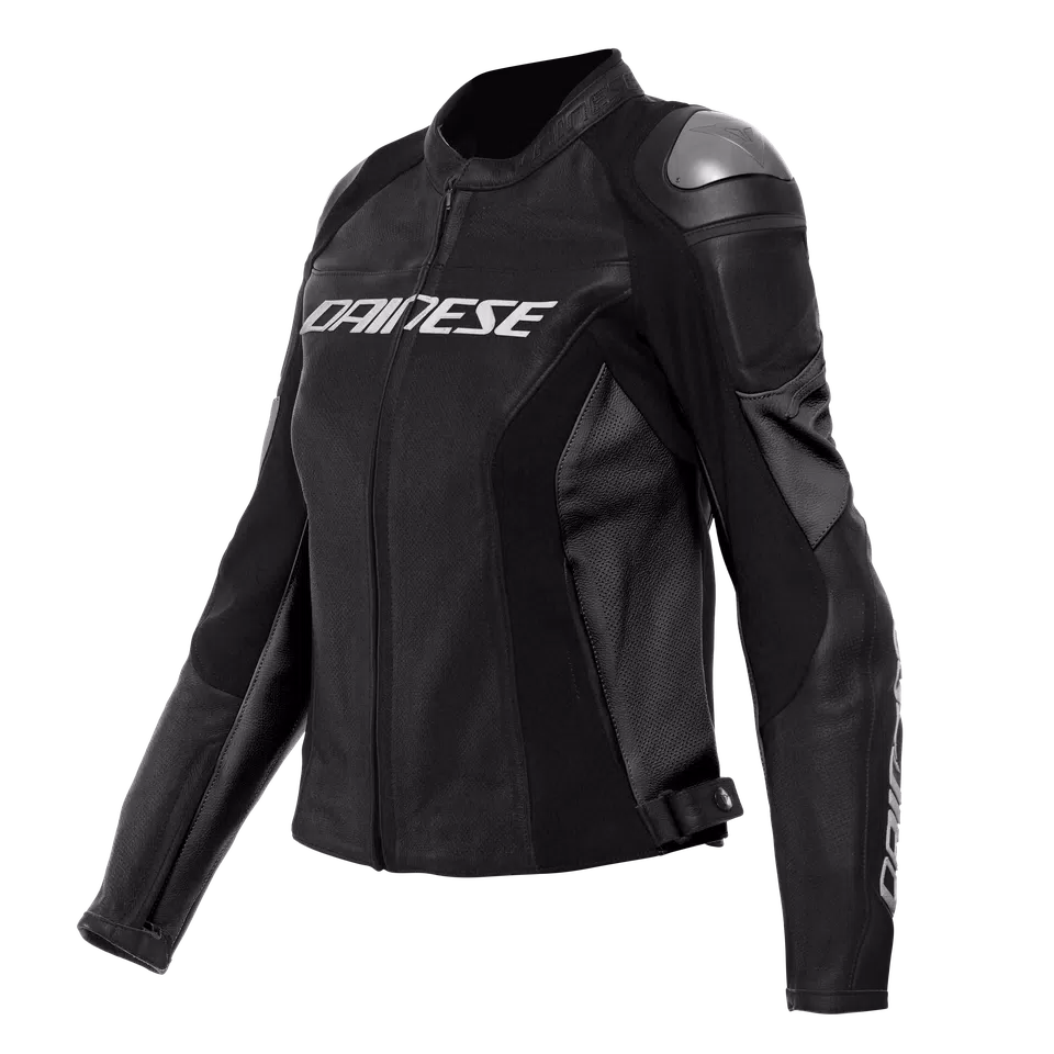RACING 4 - WOMEN'S MOTORCYCLE PERFORATED LEATHER JACKET