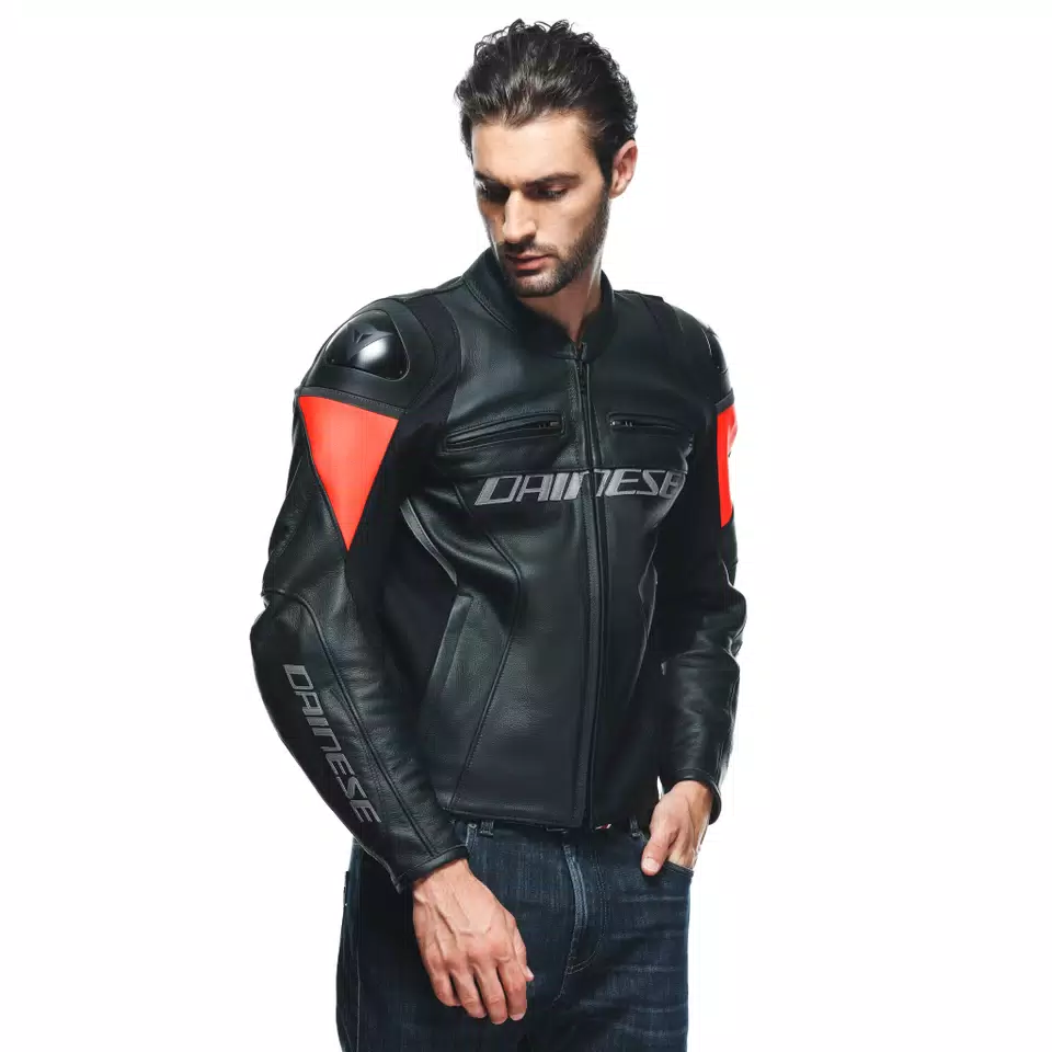 RACING 4 - MEN LEATHER MOTORCYCLE JACKET