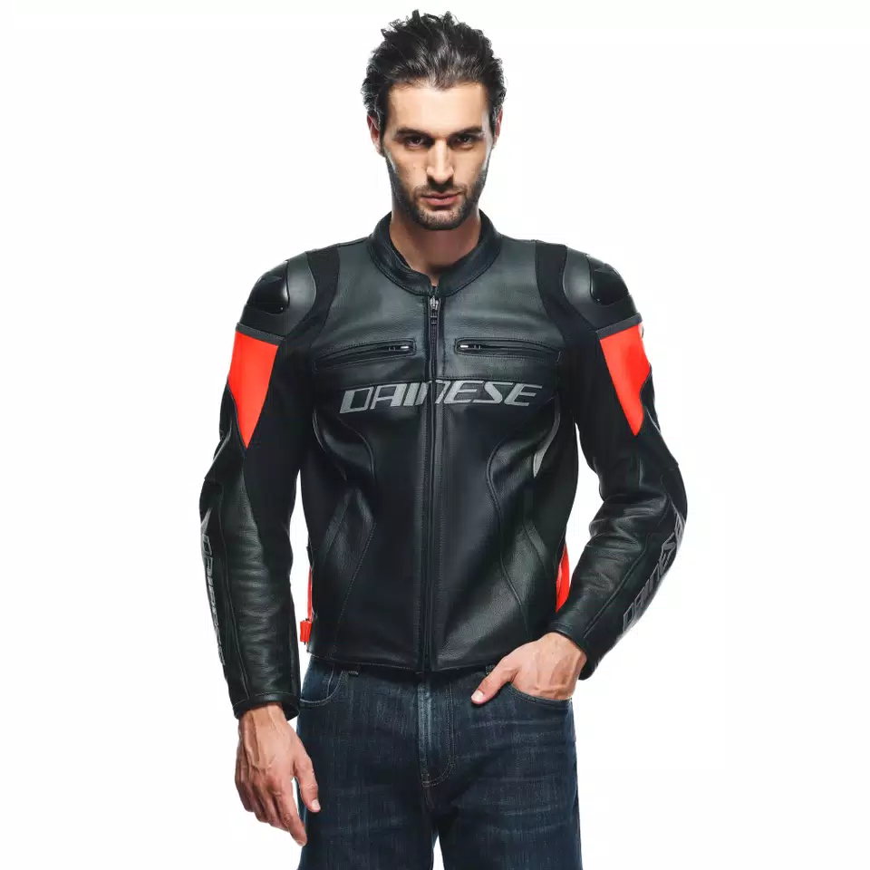 RACING 4 - MEN LEATHER MOTORCYCLE JACKET