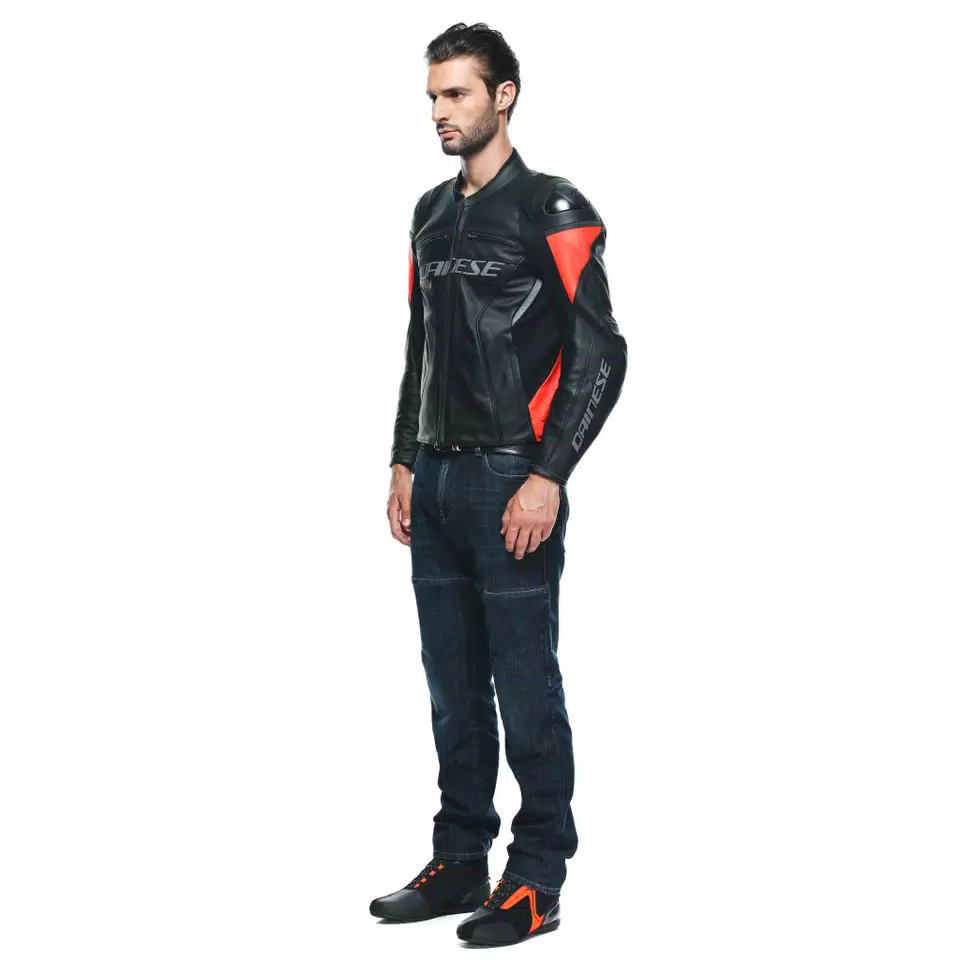 RACING 4 - MEN LEATHER MOTORCYCLE JACKET