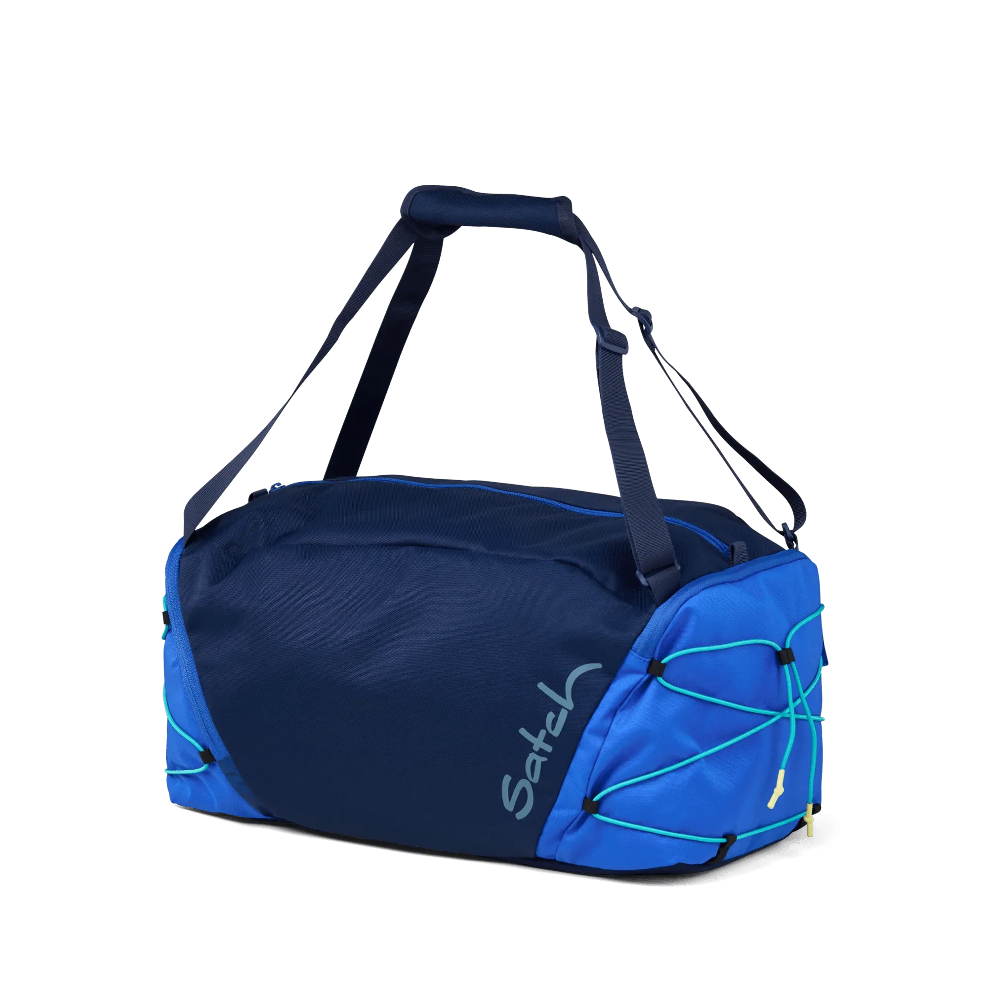 Duffle Bag Crossed Blue
