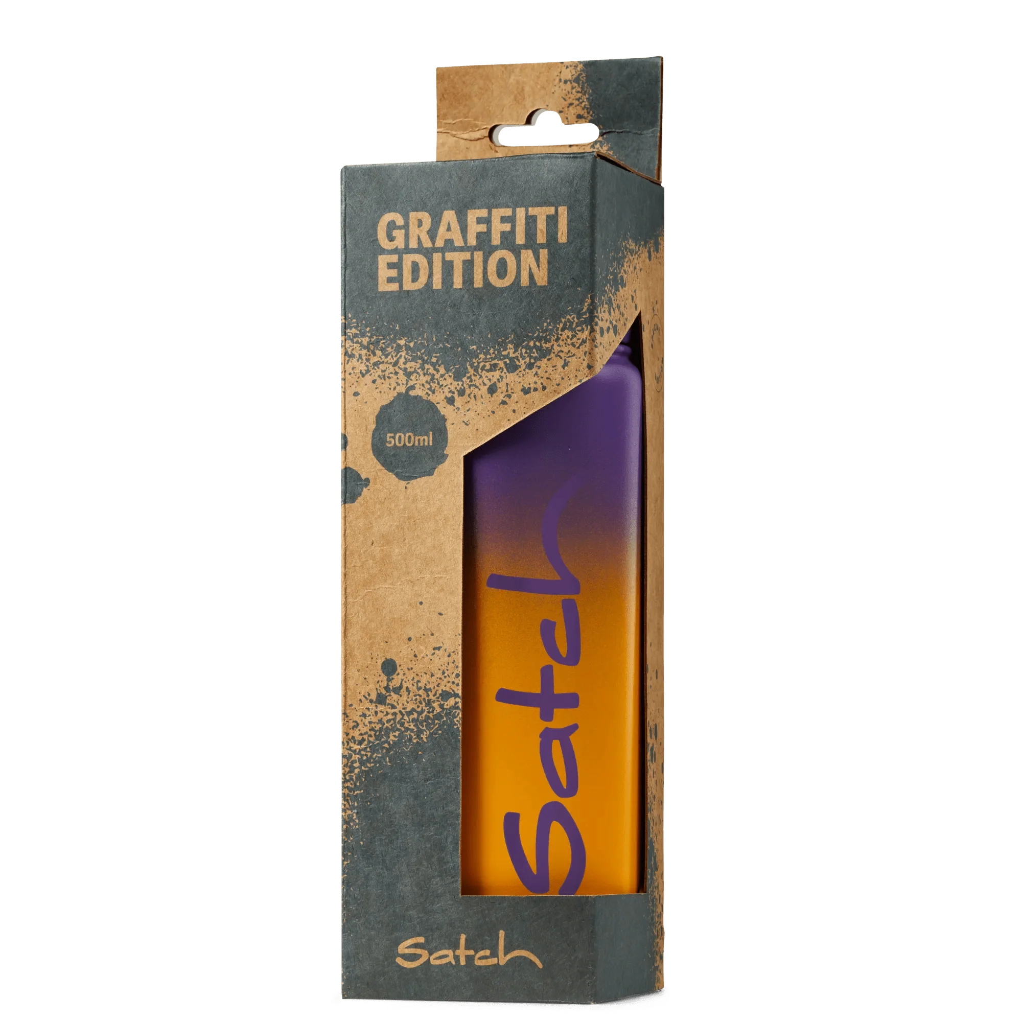 Drinking Bottle Purple Graffiti